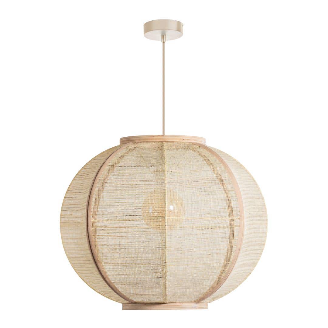 ETH Fabric Hanglamp sand – 58cm
