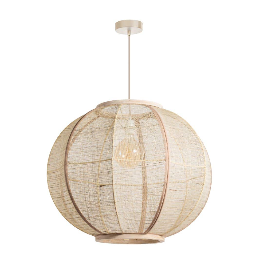 ETH Fabric Hanglamp sand – 68cm