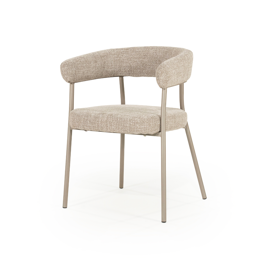 By-Boo Eetkamerstoel Yovi – Taupe