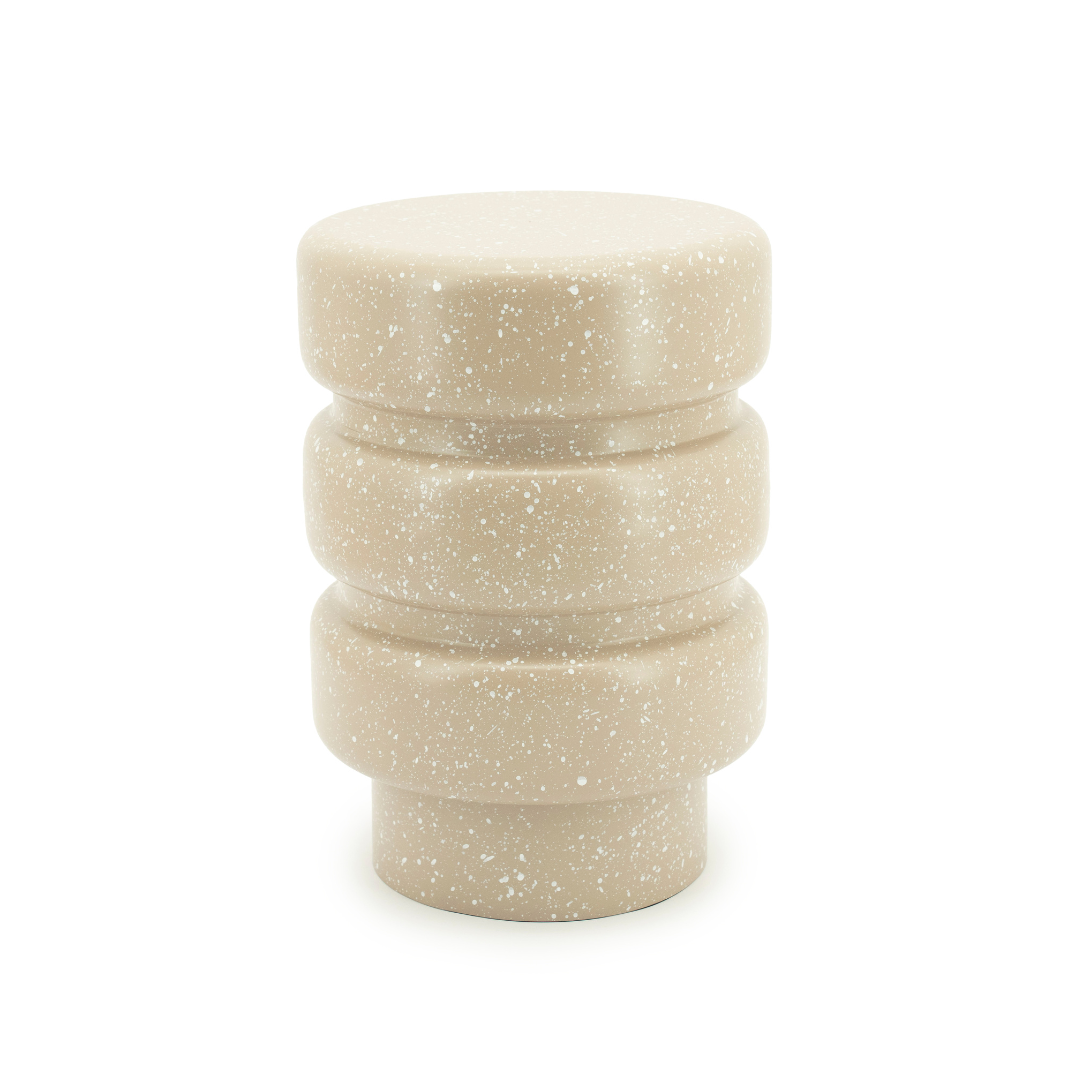 By-Boo Bijzettafel Spatter – Taupe