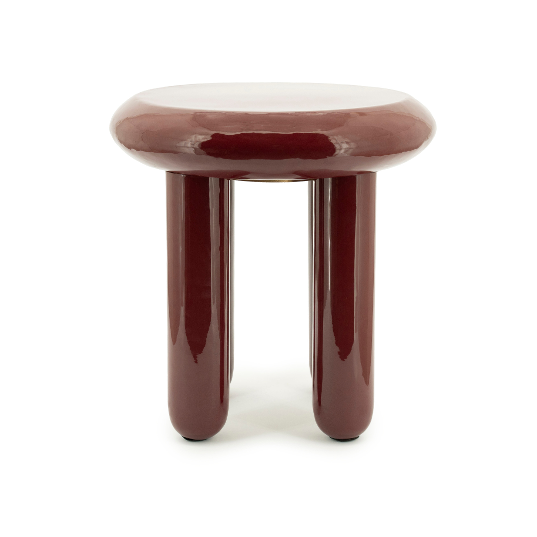 By-Boo Bijzettafel Balloon – Burgundy