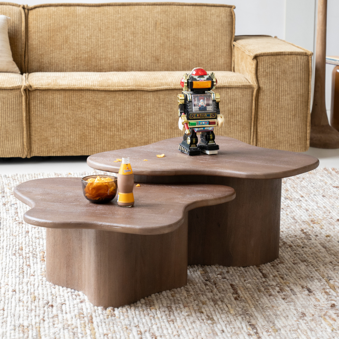By-Boo Salontafel Set Fall – Bruin