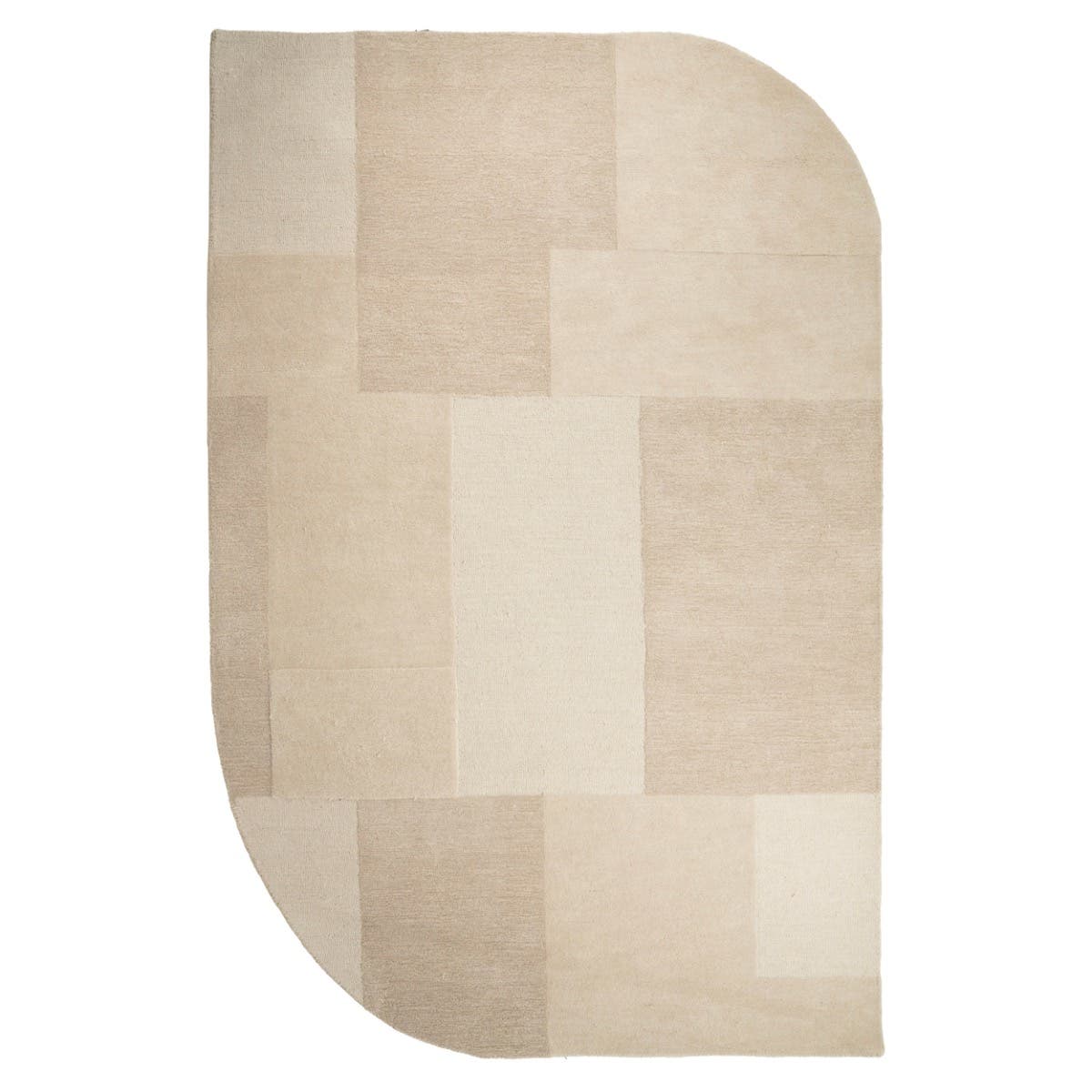 By-Boo Vloerkleed Contour – Beige