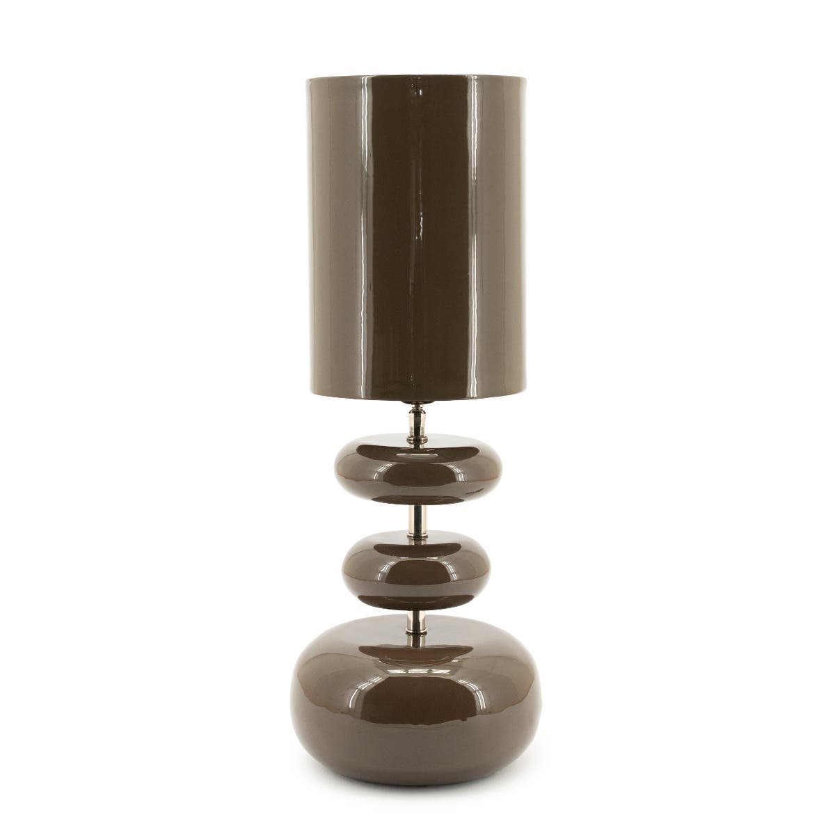 By-Boo Tafellamp Orbs – Donker Bruin