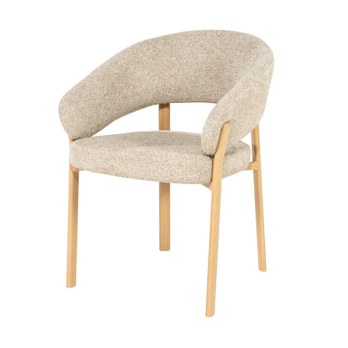 By-Boo Stoel Sedia met arm – Natural