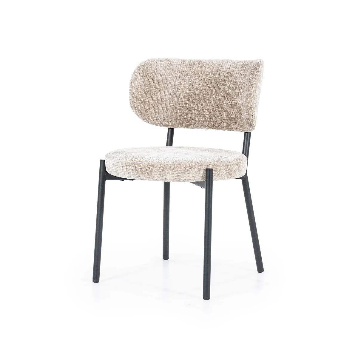 By-Boo Eetkamerstoel Oasis – Taupe