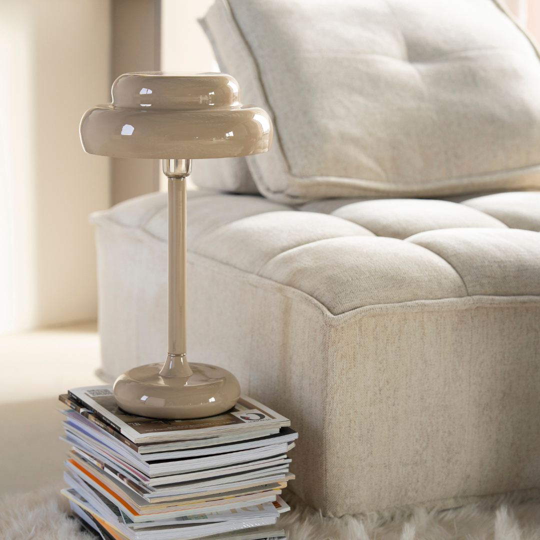 By-Boo Tafellamp Pomm – Beige