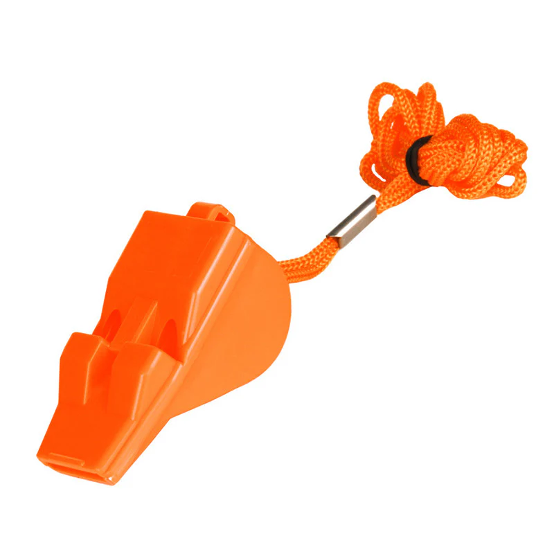 Fluitje oranje pealess