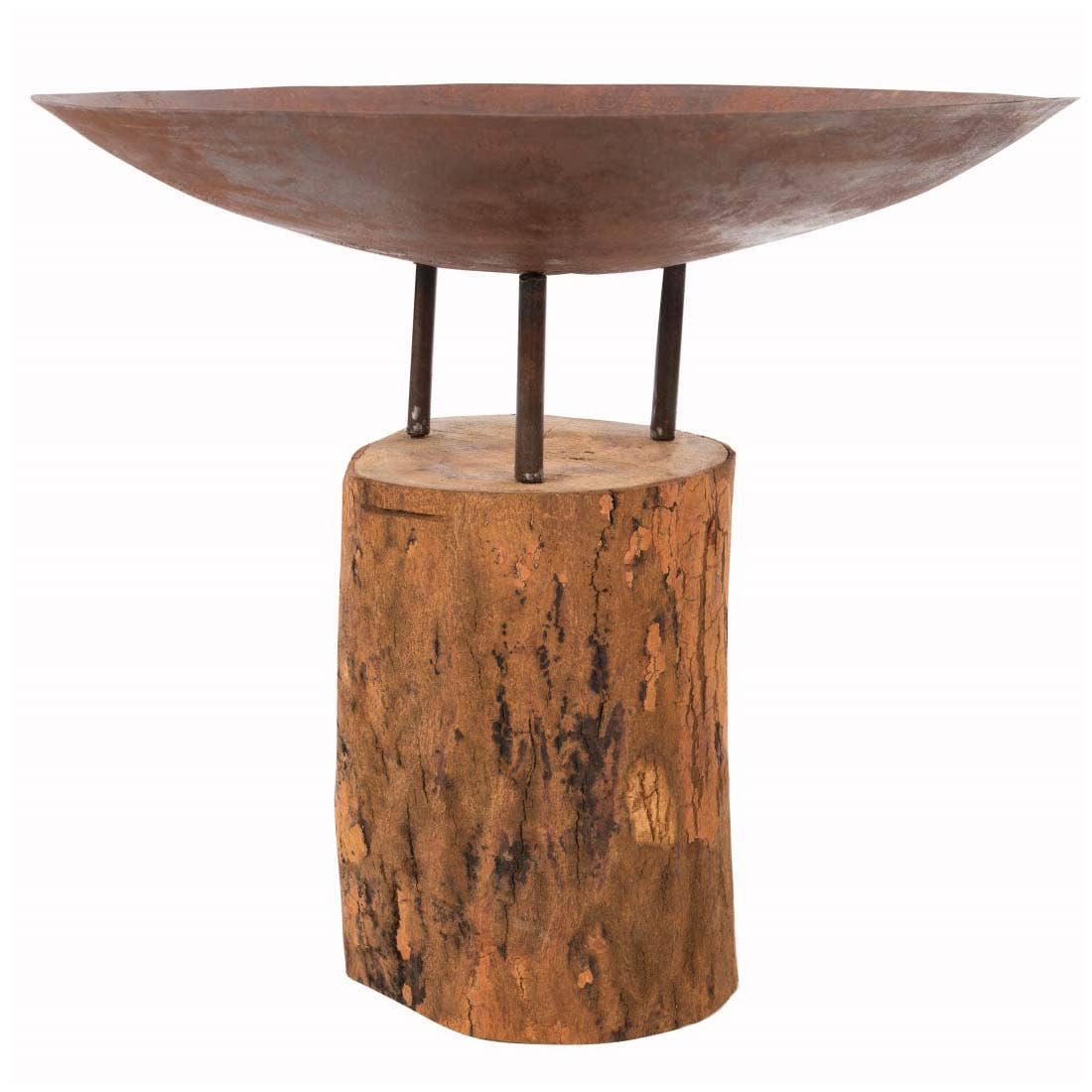 RedFire Vuurschaal Logger Medium – Wooden Base