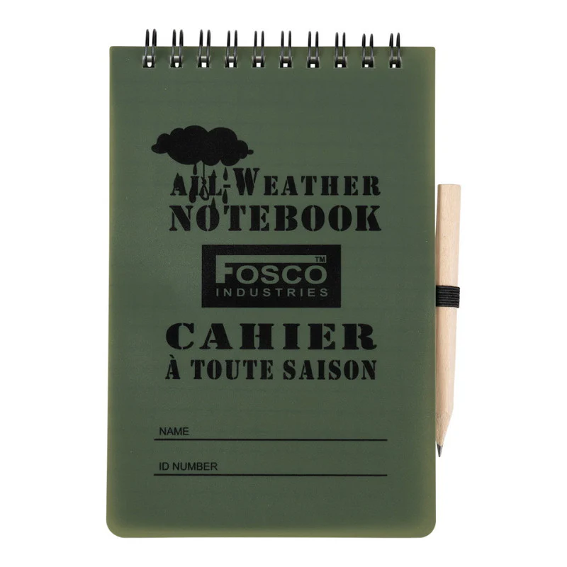 Waterproof notitieboekje groot