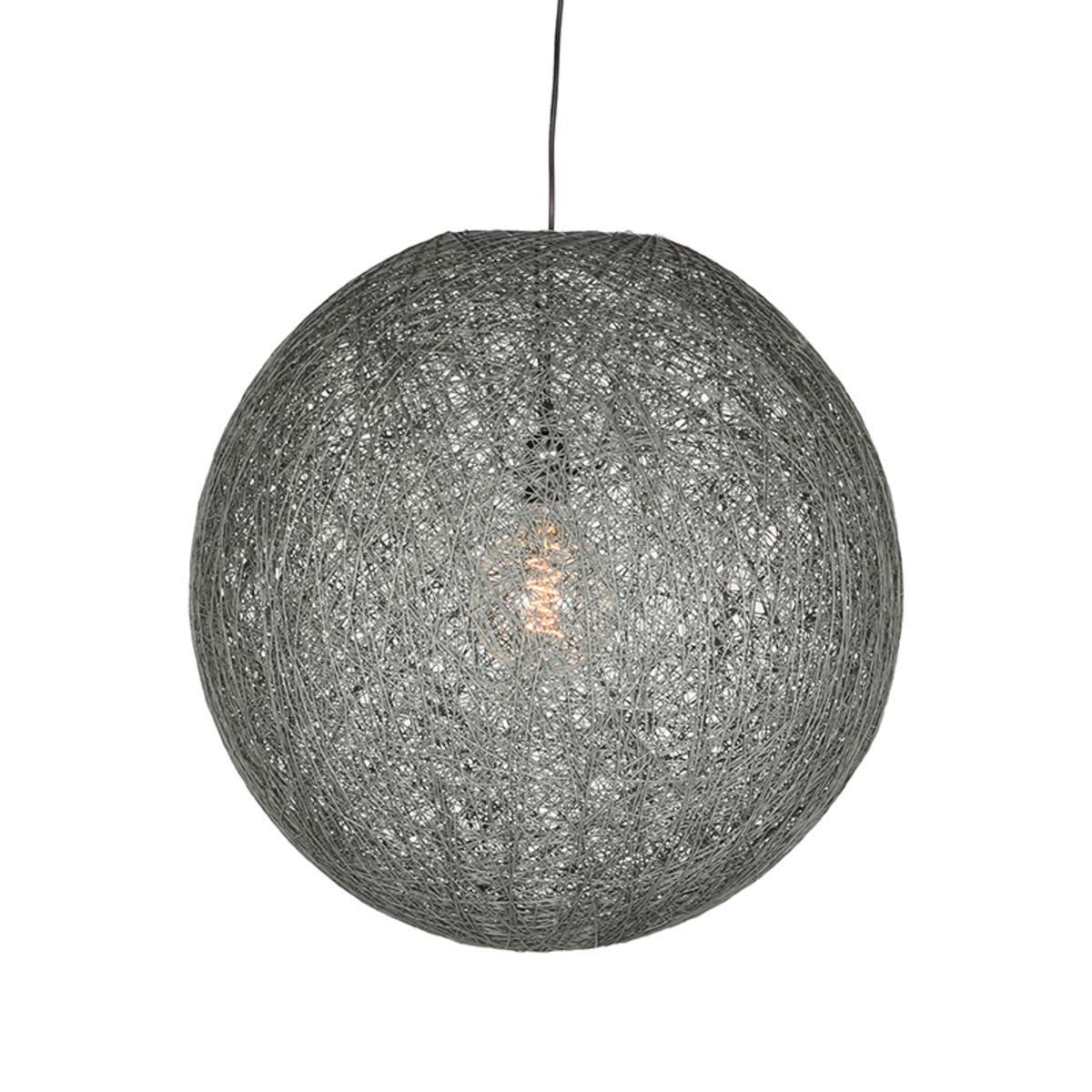 LABEL51 Hanglamp Twist - Grijs - Vlas - 55 cm