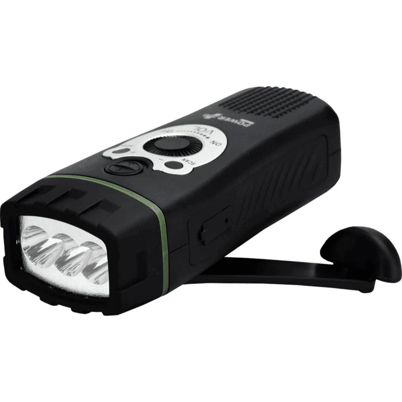 POWERplus Wolf Zaklamp met Dynamo en FM-radio