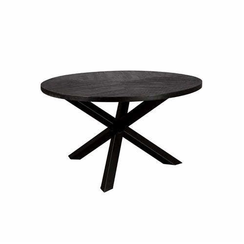 Tower Living Eettafel Viola Zwart – 130 cm
