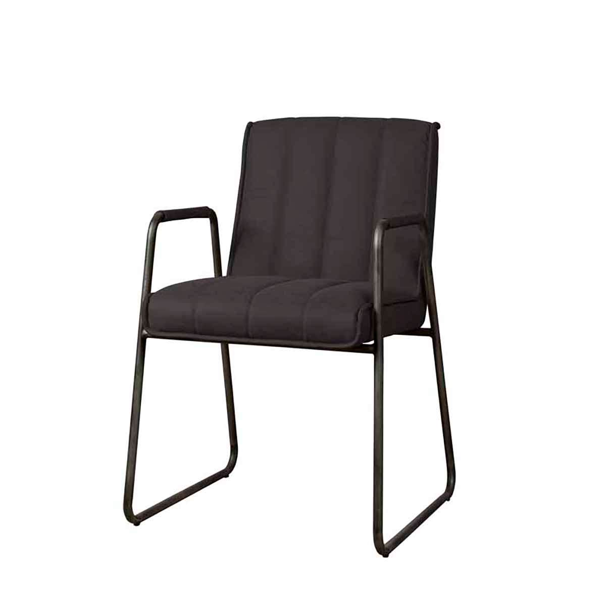 Tower Living Stoel Santo met arm – Antraciet
