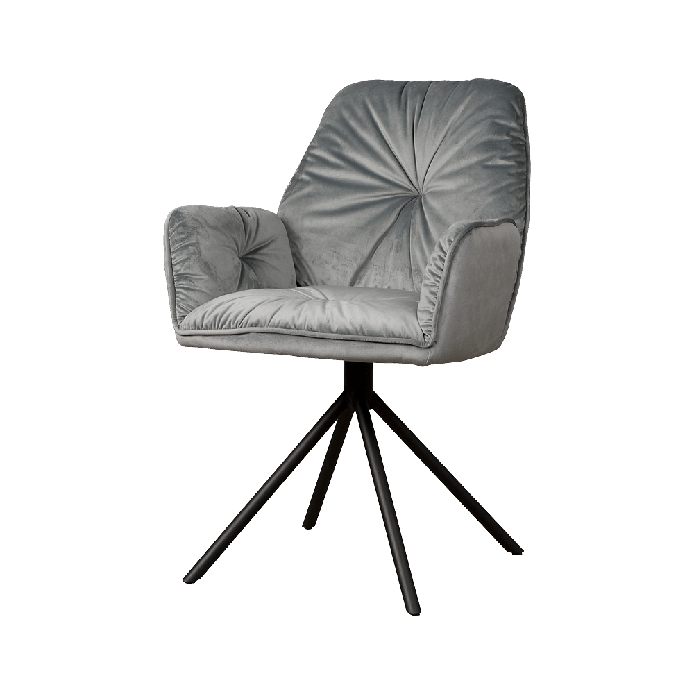 Tower Living Stoel Palma met arm – Grijs