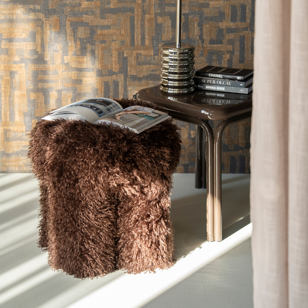 By-Boo Poef Doodly – Dark Brown