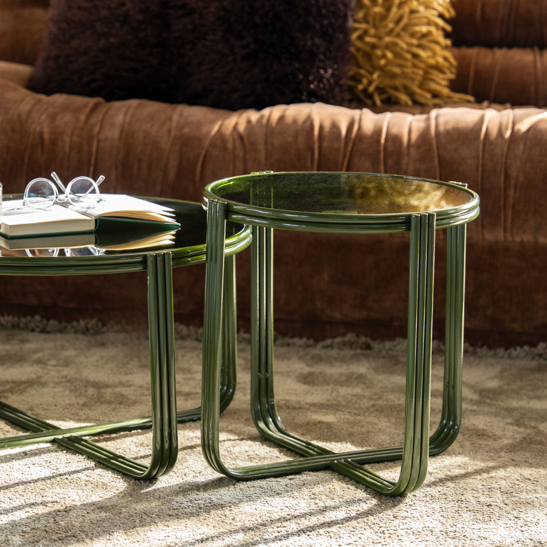 By-Boo Bijzettafel Groovy – Groen
