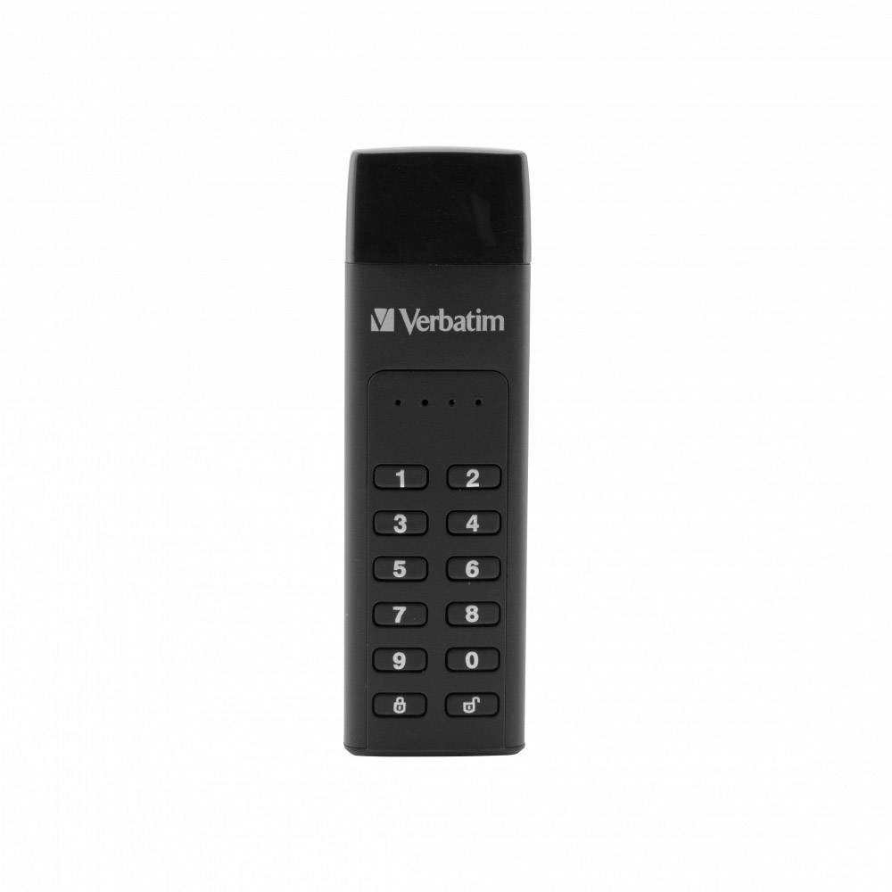 Verbatim Keypad Secure USB-stick 128 GB Zwart 49432 USB-C