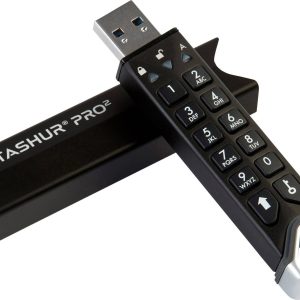 iStorage datAshur Pro2 USB-stick 128 GB Zwart IS-FL-DP2-256-128 USB-A 3.2 Gen 1