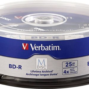 Verbatim 98909 M-Disc Blu-ray 25 GB 25 stuk(s) Spindel Verbatim 98909 M-Disc Blu-ray 25 GB 25 stuk(s) Spindel