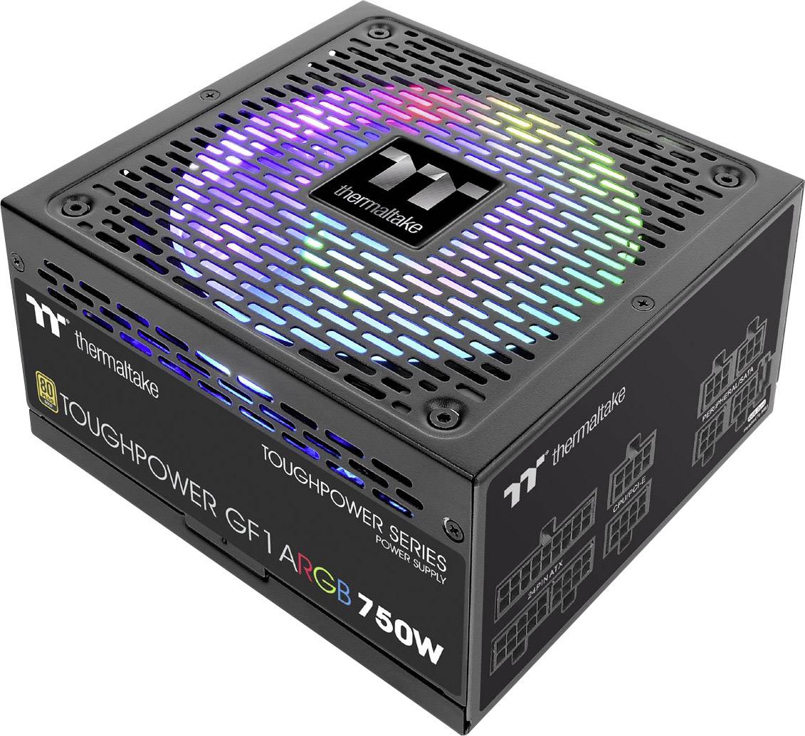 Thermaltake Toughpower GF1 ARGB PC-netvoeding 750 W ATX 80 Plus Gold