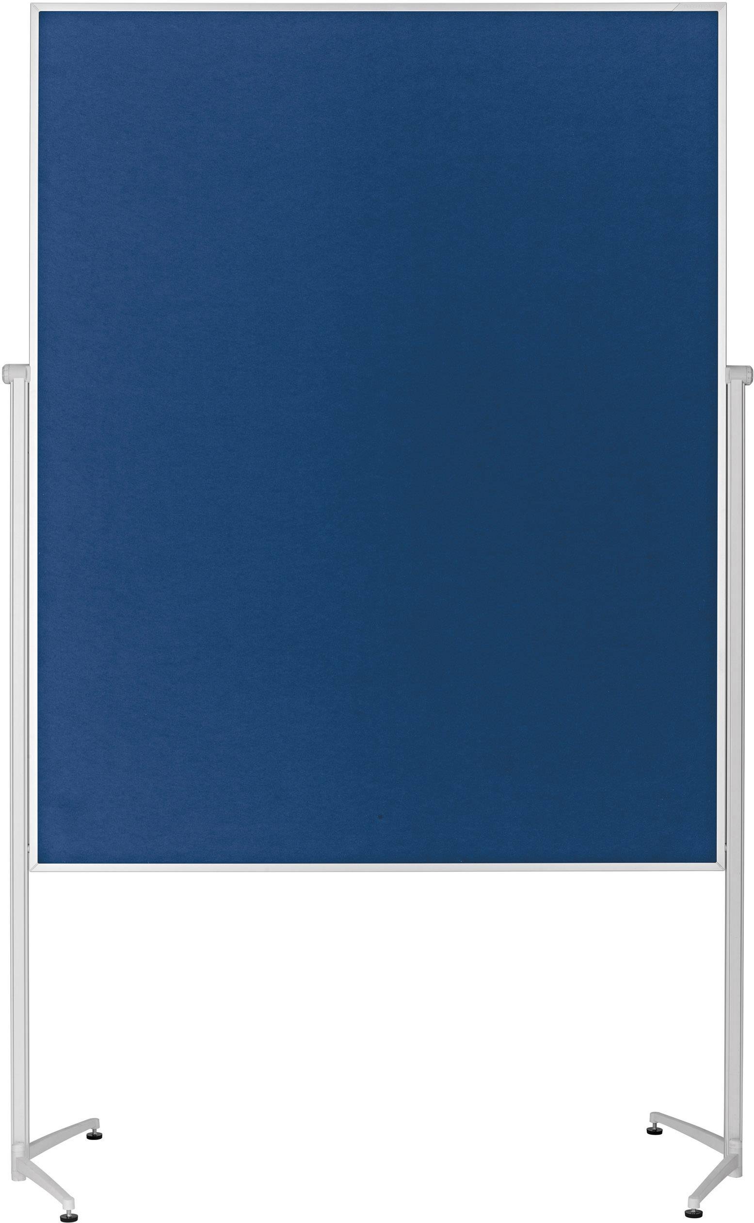 magnetoplan Presentatiebord Evolution Plus (l x b x h) 1630 x 1200 x 1500 mm Vilt Koningsblauw, Wit Tweezijdig te gebrui