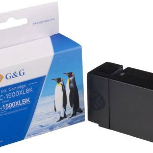 G&G Inktcartridge vervangt Canon PGI-1500BK XL Compatibel Zwart NP-C-1500XLBK 1C1500B G&G Inktcartridge vervangt Canon PGI-1500BK XL Compatibel Zwart NP-C-1500XLBK 1C1500B