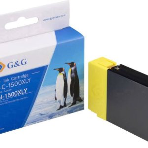 G&G Inktcartridge vervangt Canon PGI-1500Y XL Compatibel Geel NP-C-1500XLY/C 1C1500Y G&G Inktcartridge vervangt Canon PGI-1500Y XL Compatibel Geel NP-C-1500XLY/C 1C1500Y