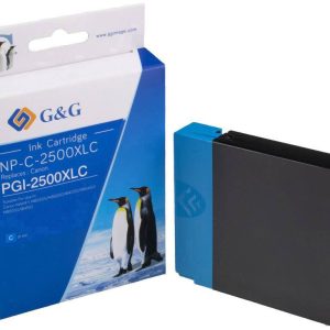 G&G Inktcartridge vervangt Canon PGI-2500C XL Compatibel Cyaan NP-C-2500XLC 1C2500C G&G Inktcartridge vervangt Canon PGI-2500C XL Compatibel Cyaan NP-C-2500XLC 1C2500C