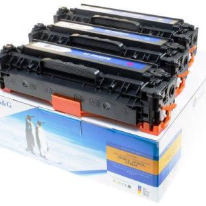 G&G Toner vervangt HP 312A, CF383A, CF382A, CF381A Compatibel Combipack Cyaan, Magenta, Geel 2700 bladzijden NT-PH380C|M G&G Toner vervangt HP 312A, CF383A, CF382A, CF381A Compatibel Combipack Cyaan, Magenta, Geel 2700 bladzijden NT-PH380C|M