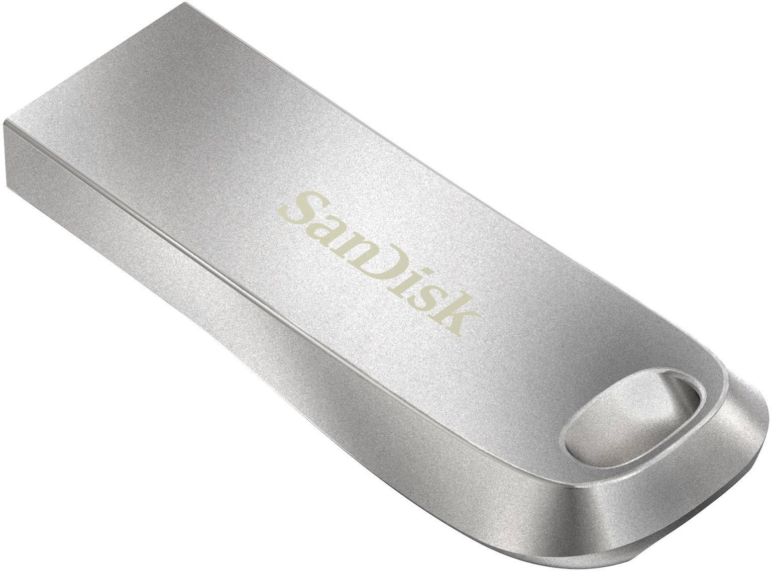 SanDisk Ultra Luxe USB-stick 256 GB Zilver SDCZ74-256G-G46 USB-A 3.2 Gen 1