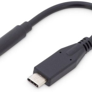 Digitus Audio Adapterkabel [1x USB-C stekker – 1x Jackplug female 3,5 mm] AK-300321-002-S 20.00 cm Flexibel