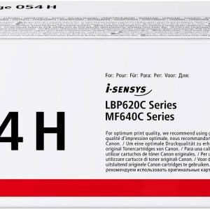 Canon Toner 054 H Origineel Zwart 3100 bladzijden 3028C002