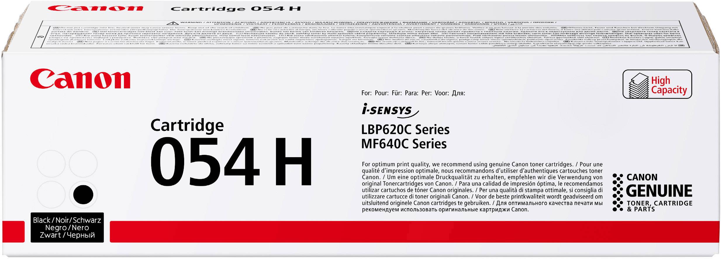 Canon Toner 054 H Origineel Zwart 3100 bladzijden 3028C002