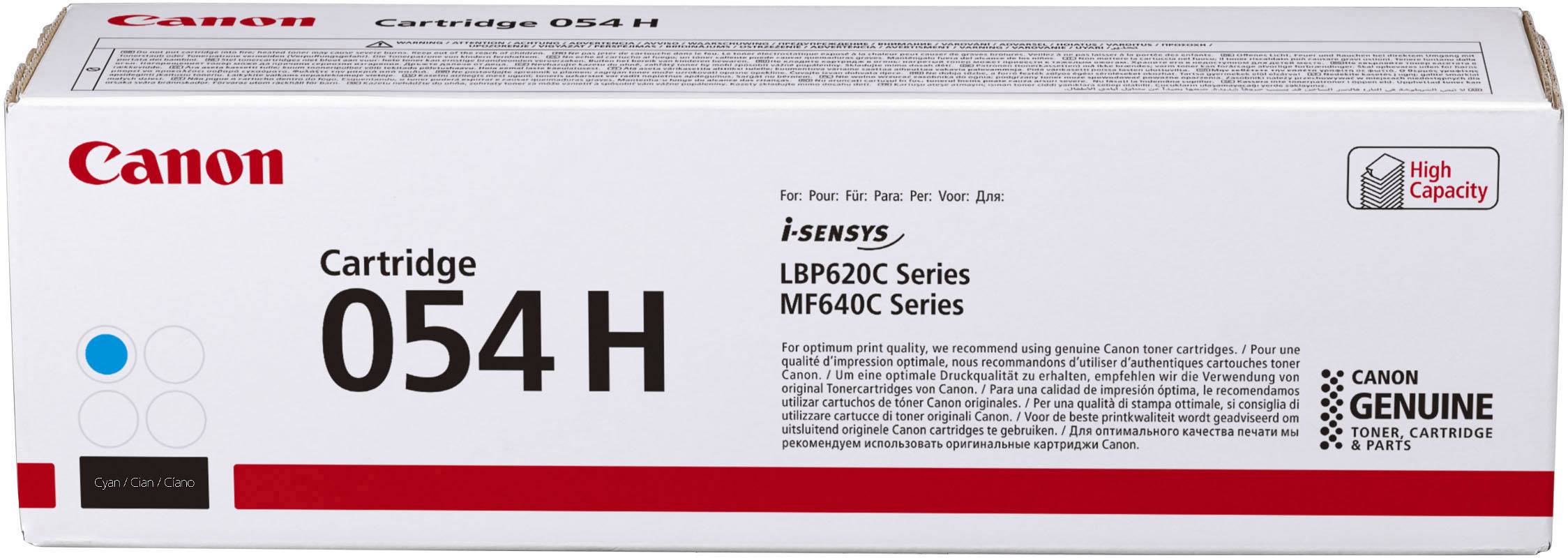 Canon Toner 054 H Origineel Cyaan 2300 bladzijden 3027 C 002