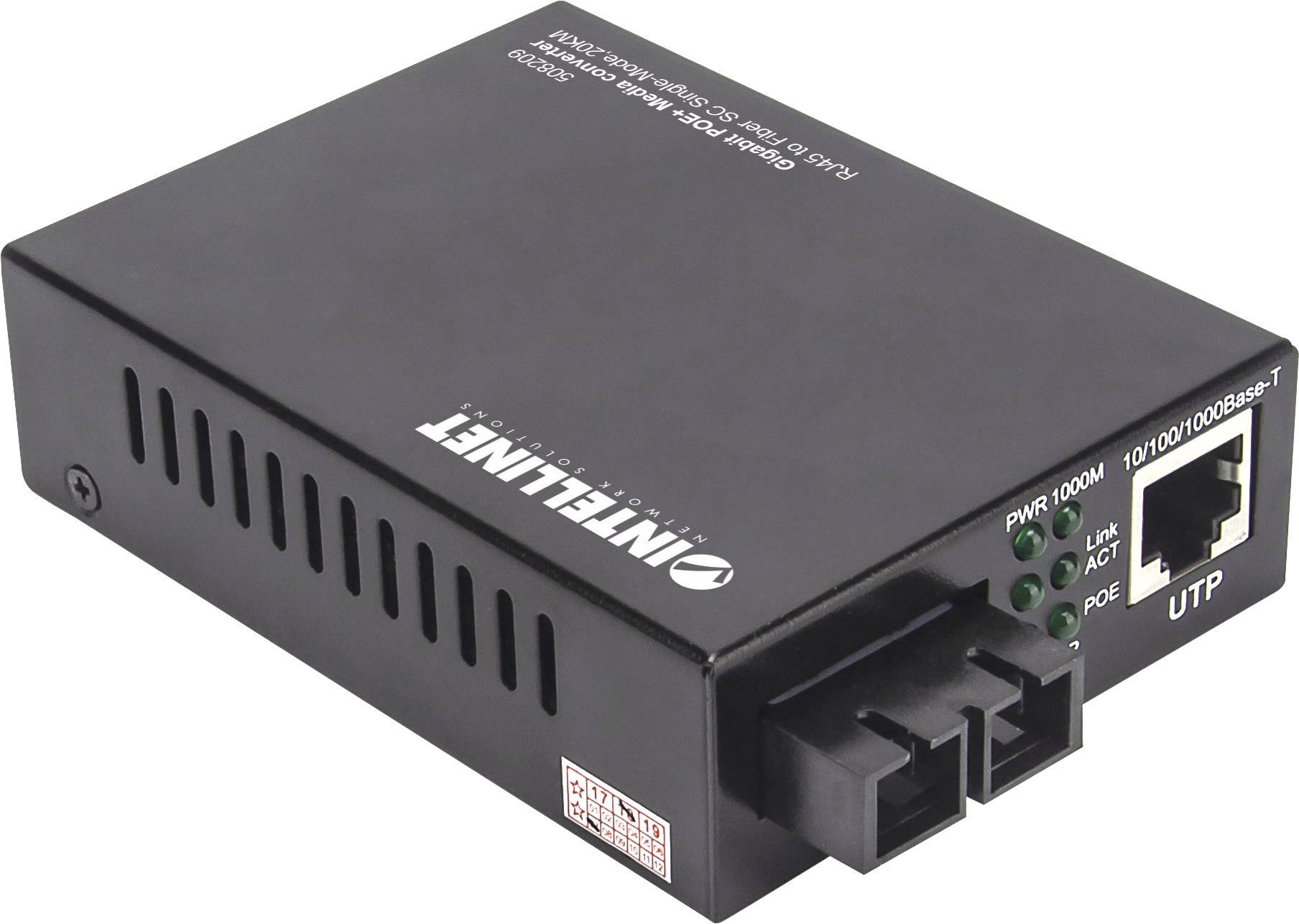 Intellinet 508209 Mediaconverter 1000 MBit/s