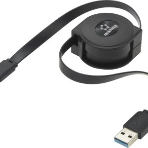 Renkforce RF-4352328 USB-kabel USB 3.2 Gen1 USB-C stekker, USB-A stekker 0.80 m Zwart