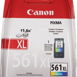 Canon Inktcartridge CL-561XL Origineel Cyaan, Magenta, Geel 3730C001 Canon Inktcartridge CL-561XL Origineel Cyaan, Magenta, Geel 3730C001