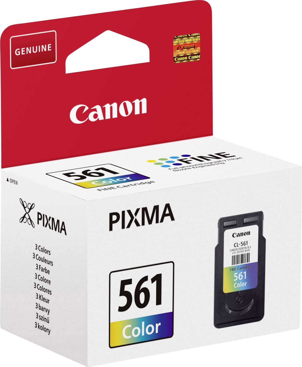 Canon Inktcartridge CL-561 Origineel Kleur 3731 C 001
