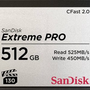 SanDisk Extreme PRO® CFast-kaart 512 GB SanDisk Extreme PRO® CFast-kaart 512 GB