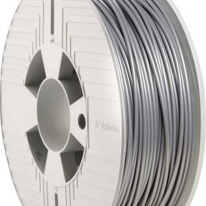 Verbatim 55329 PLA 3D Filament. Silver/Metal 2.85 mm Diameter. 1kg Reel Filament PLA kunststof 2.85 mm 1000 g Grijs 1 st Verbatim 55329 PLA 3D Filament. Silver/Metal 2.85 mm Diameter. 1kg Reel Filament PLA kunststof 2.85 mm 1000 g Grijs 1 st