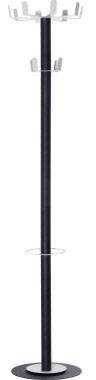 easyCloth Staande kapstok PECPPSR004 Paperflow Aantal haken: 12 (Ø x h) 35 cm x 175 cm Staal Antraciet, Zilver 1 stuk(s)