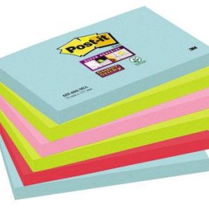 Post-it Plaknotitie 6556SMI 127 mm x 76 mm Turquoise, Neon-groen, Neon-pink, Papaverrood 540 vellen Post-it Plaknotitie 6556SMI 127 mm x 76 mm Turquoise, Neon-groen, Neon-pink, Papaverrood 540 vellen