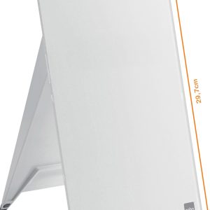 nobo Glazen notitiebord Diamond Glass Desktop (b x h) 216 mm x 297 mm Stralend wit Incl. tafelstandaard, Incl. boardmark nobo Glazen notitiebord Diamond Glass Desktop (b x h) 216 mm x 297 mm Stralend wit Incl. tafelstandaard, Incl. boardmark