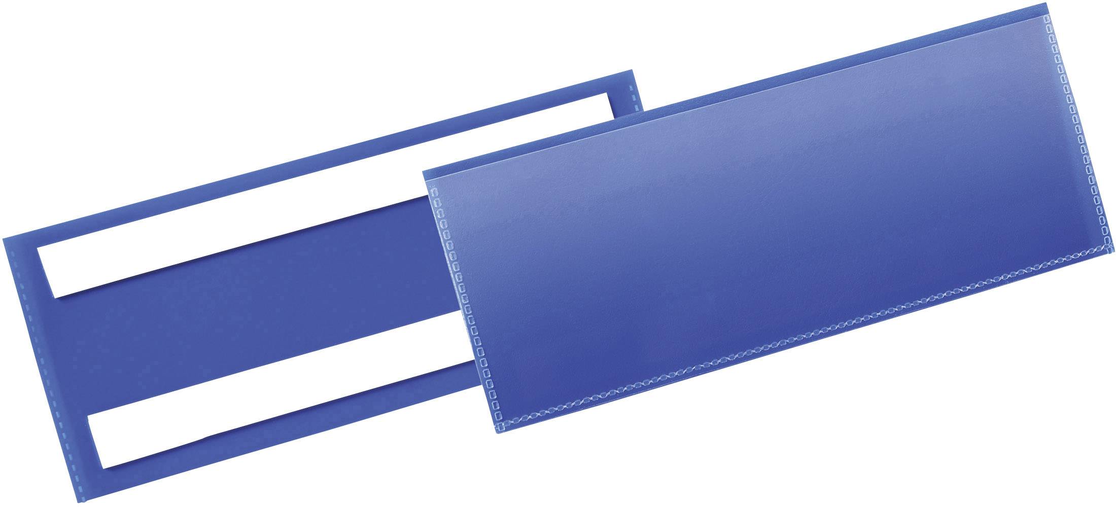 Durable 179407 Etikettentas, zelfklevend Donkerblauw (b x h x d) 223 x 81.5 x 1.7 mm