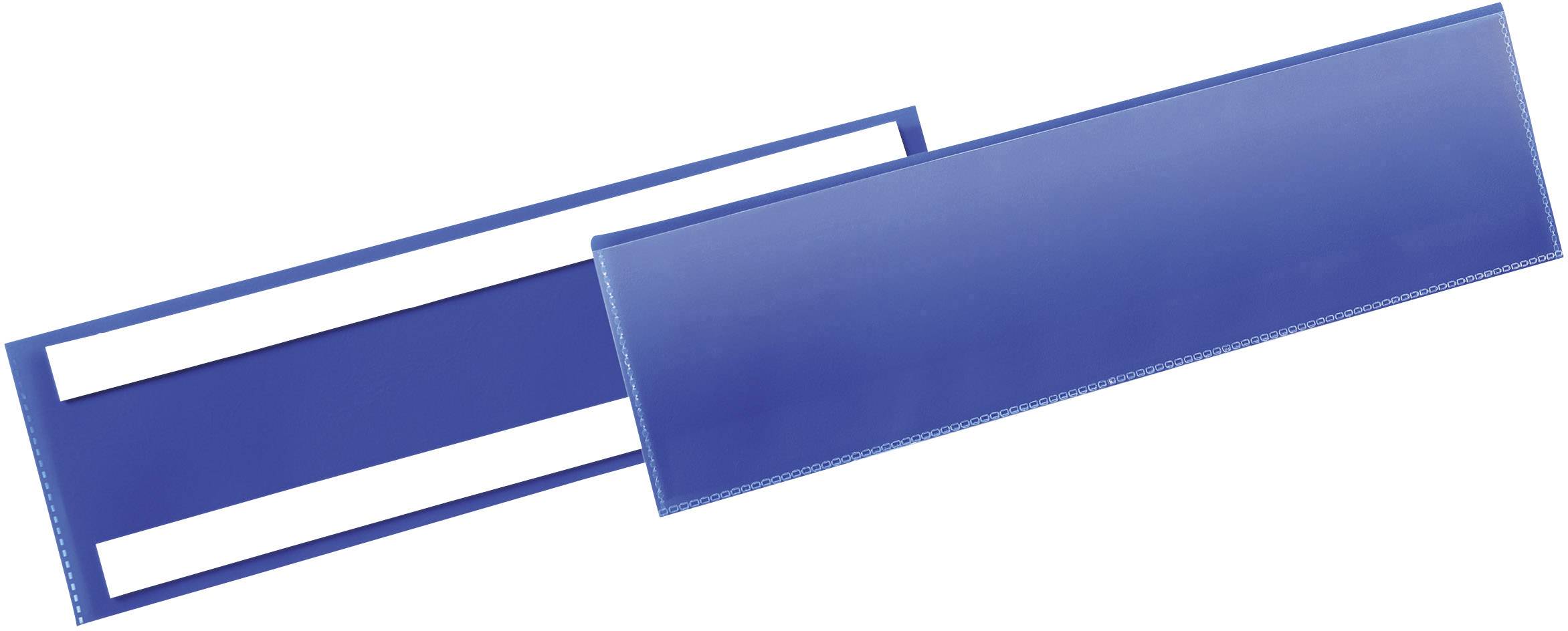 Durable 179607 Etikettentas, zelfklevend Donkerblauw (b x h x d) 311 x 81.5 x 1.7 mm