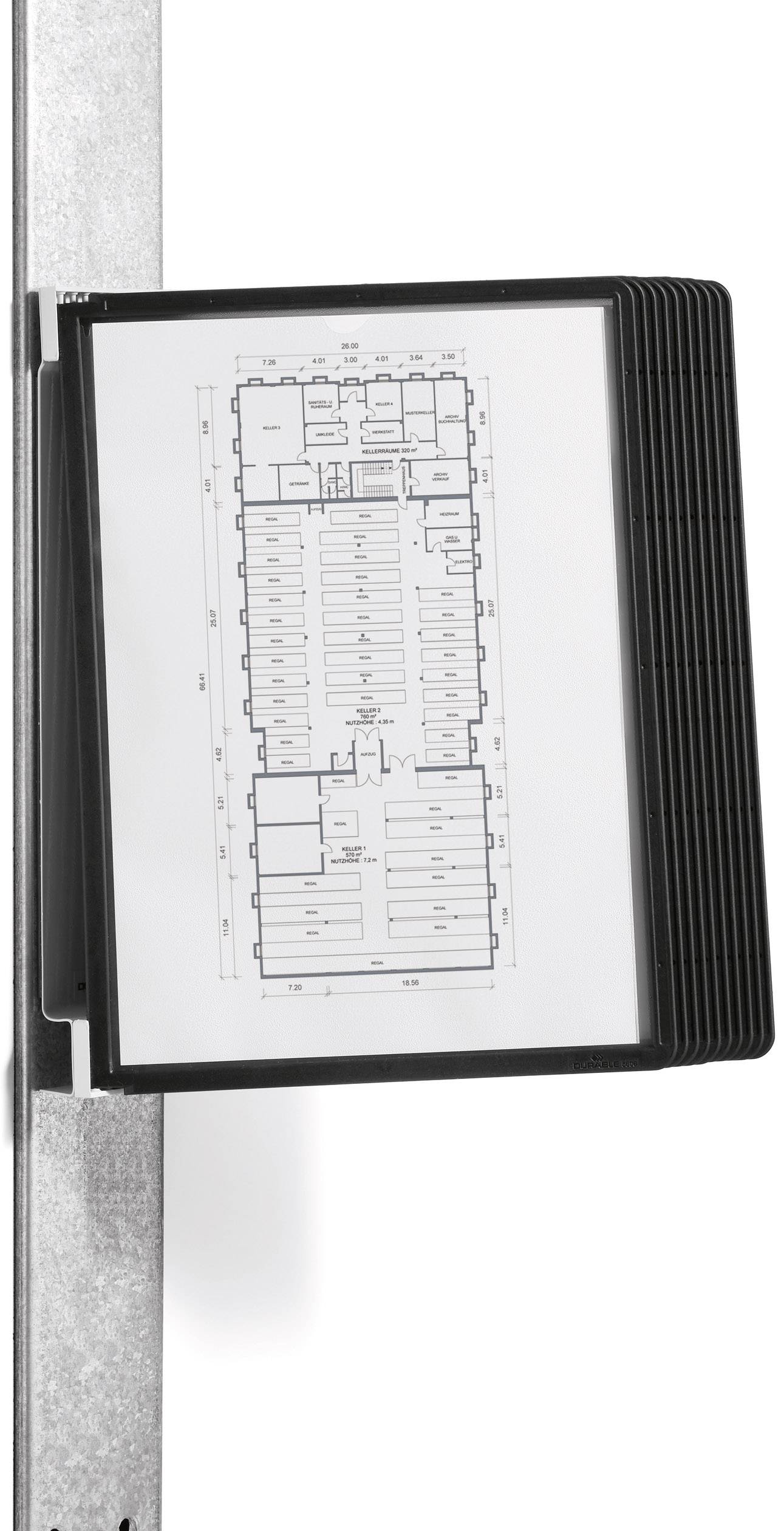Durable 591801 Bureaustandaard Zwart (b x h x d) 325 x 390 x 260 mm DIN A4