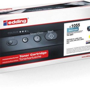 Edding Tonercassette Compatibel Geel 3500 bladzijden EDD-1055 Brother TN-326Y Edding Tonercassette Compatibel Geel 3500 bladzijden EDD-1055 Brother TN-326Y