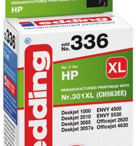 Edding Inktcartridge vervangt HP 301XL, CH563EE Compatibel Zwart EDD-336 18-336