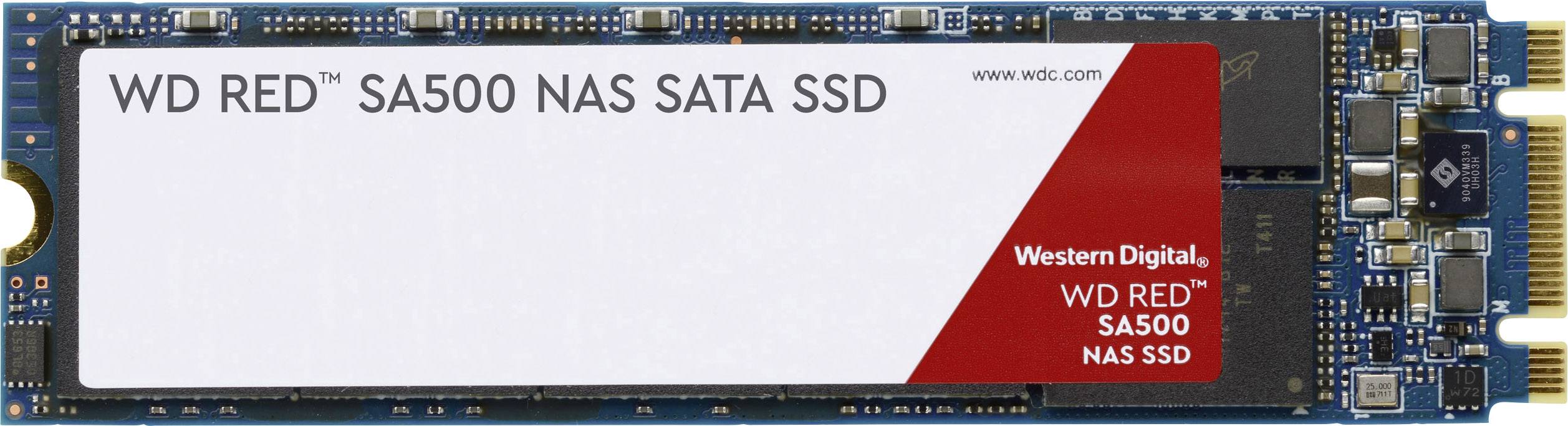 Western Digital WD Red™ SA500 SATA M.2 SSD 2280 harde schijf 500 GB M.2 SATA 6 Gb/s